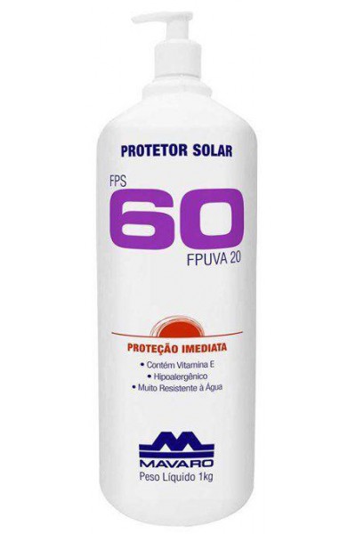Protetor solar 1L - Mavaro
